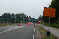 Asfaltering i modsatte side Øster ringvej Stenlængergårdsvej Køgevej 50km 