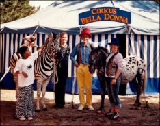 Børnesjov i City Bella Donna Cirkus gris workshop underholdning børn 