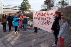 demonstration lærereform lockout lære Næstved Rådhus