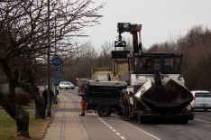 Asfalt Dyssen Rema1000 Dyssegårdsvej trafik problemer huller i vejen