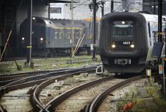 Sporfornyelsen af strækningen Roskilde-Køge-Næstved fortsætter planmæssigt tog banedanmark dsb sporarbejde hastighed 